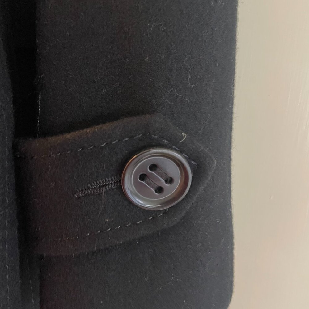 Kenneth Cole Reaction Wool Blend Lined Trench Coat - Picture 3 of 7